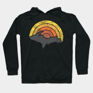 Retro Upper Peninsula Sunrise Hoodie